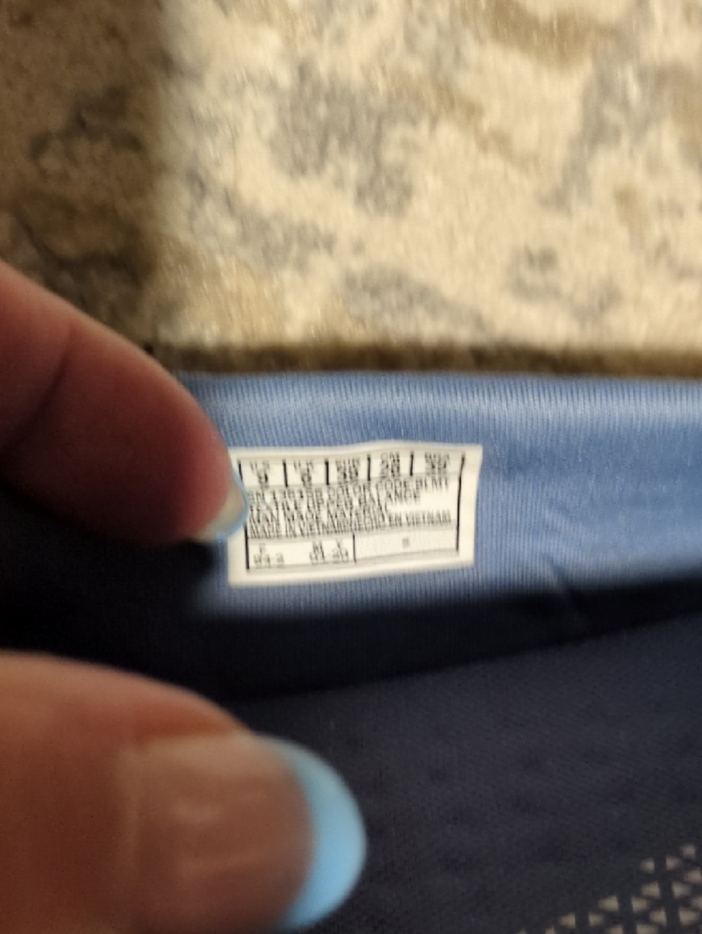Skechers Striped Slip-On Loafers in Light Blue and Cream - Picture 3 of 7